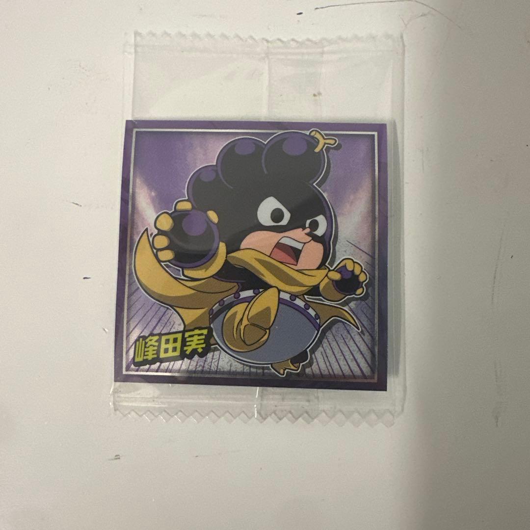 峰田実ステッカー 紫と黄色