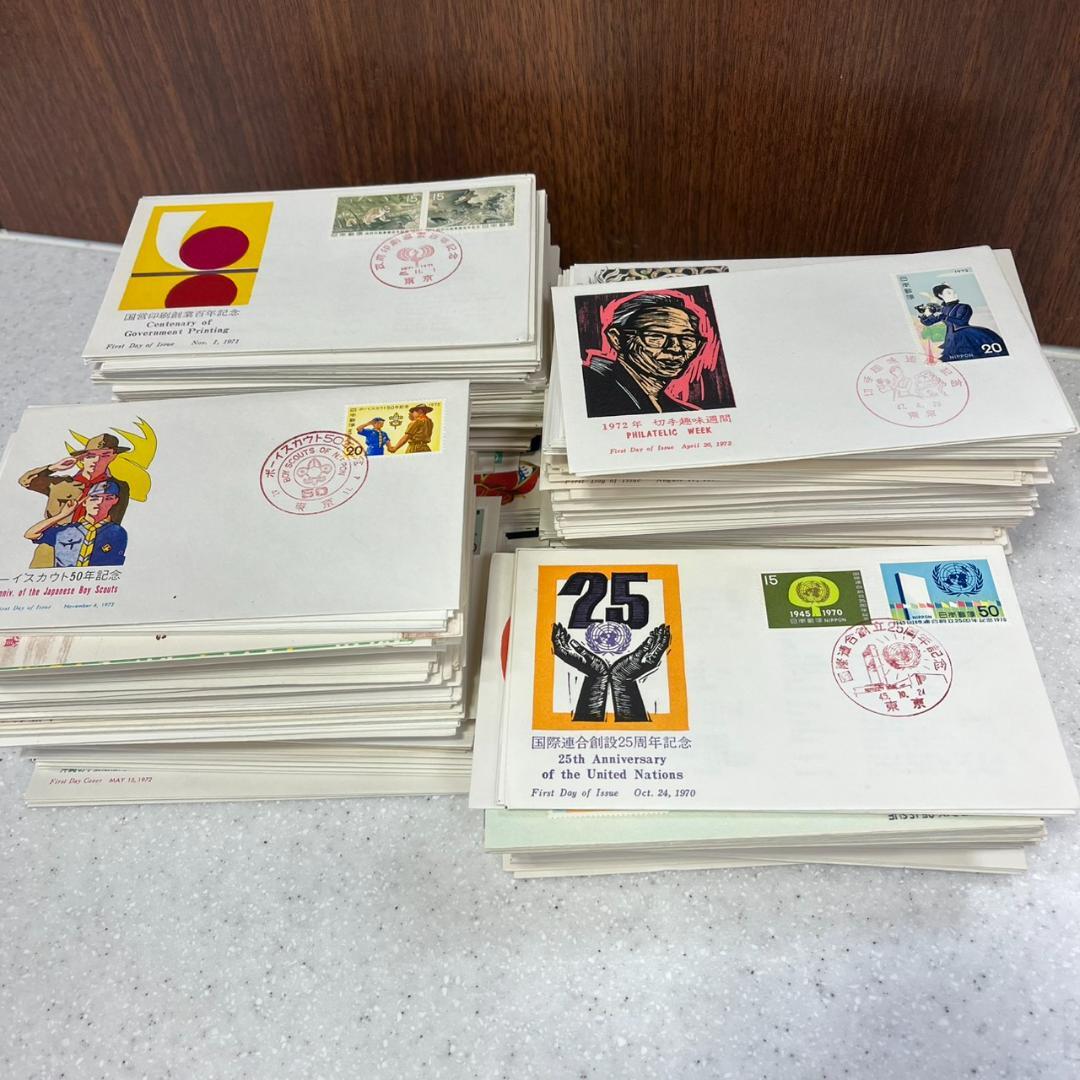 初日カバー 使用済み切手 FDC 大量 まとめて 約2.1kg 400枚以上