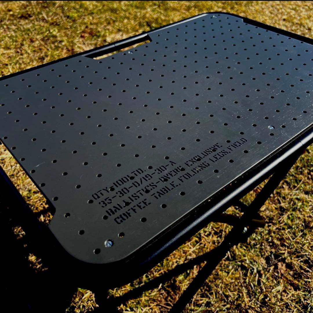 DVERG×Ballistics ローバーテーブル チャコール