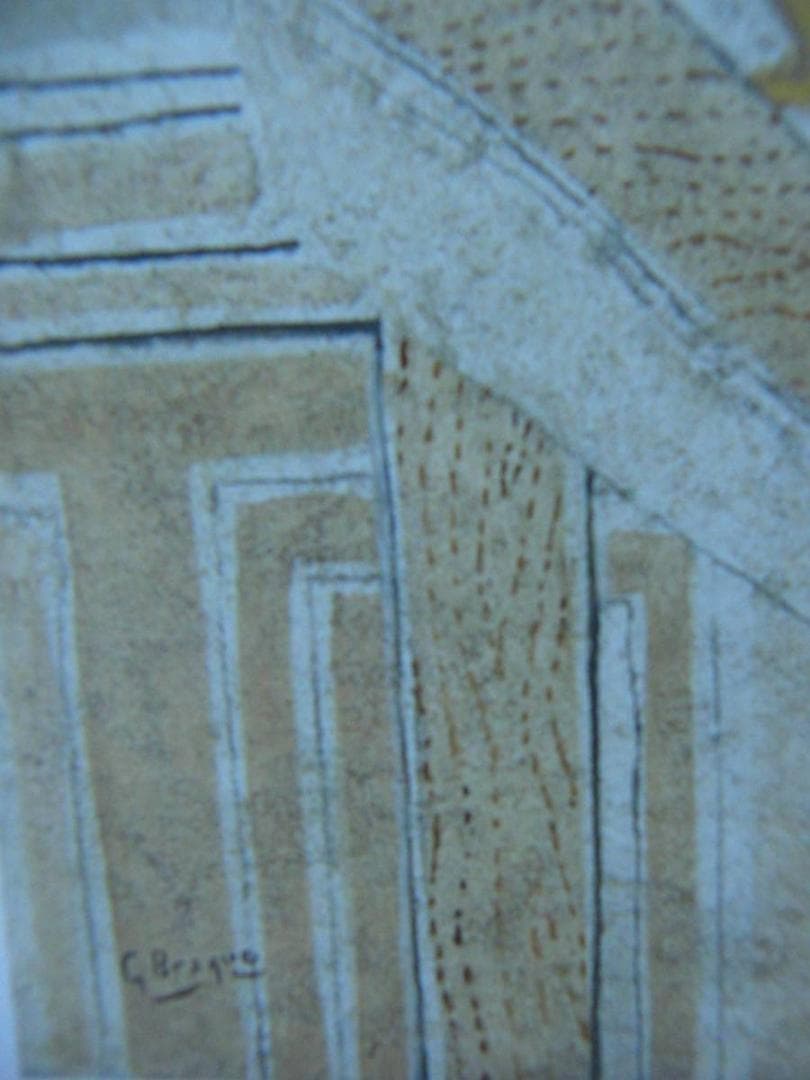 ジョルジュ・ブラック「黄色いテーブルクロス」、希少画集より