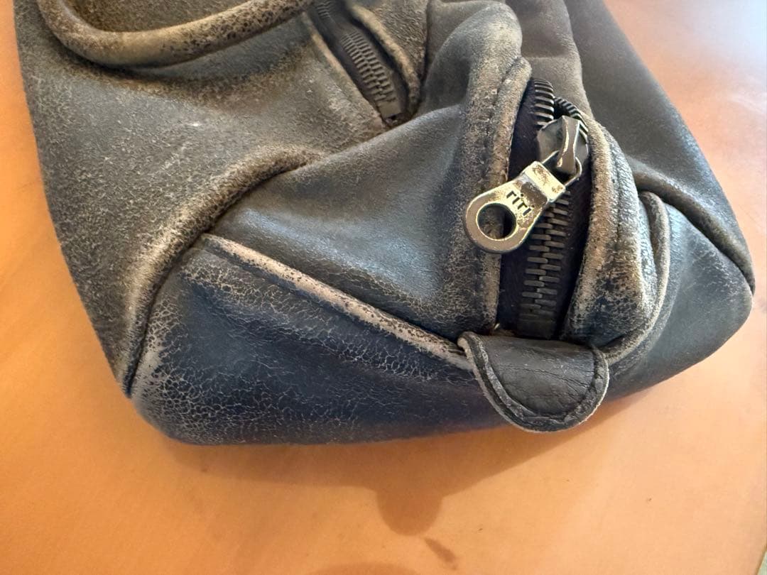 英国製Jas M.B本革ビンテージ加工 メンズボストンバッグ