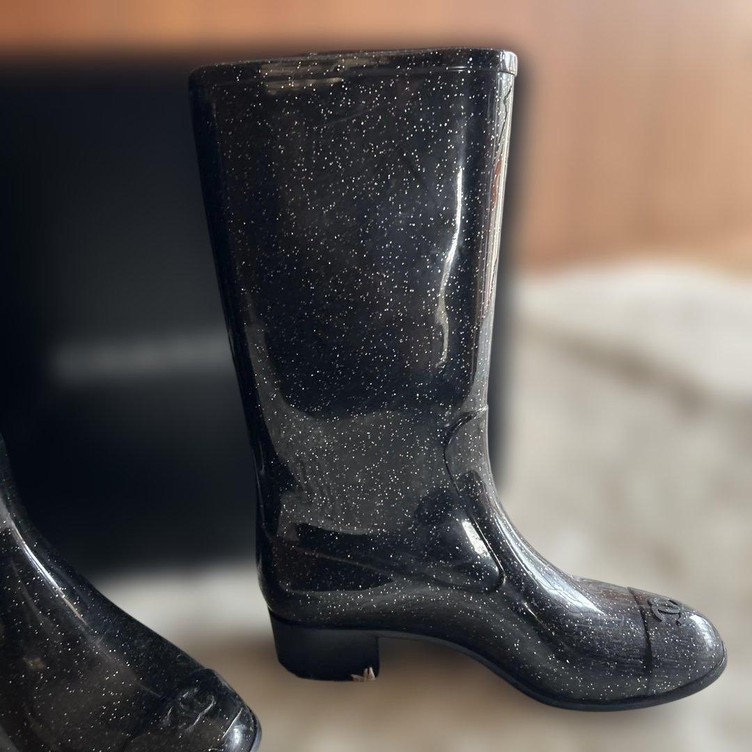 CHANEL レインブーツ　39