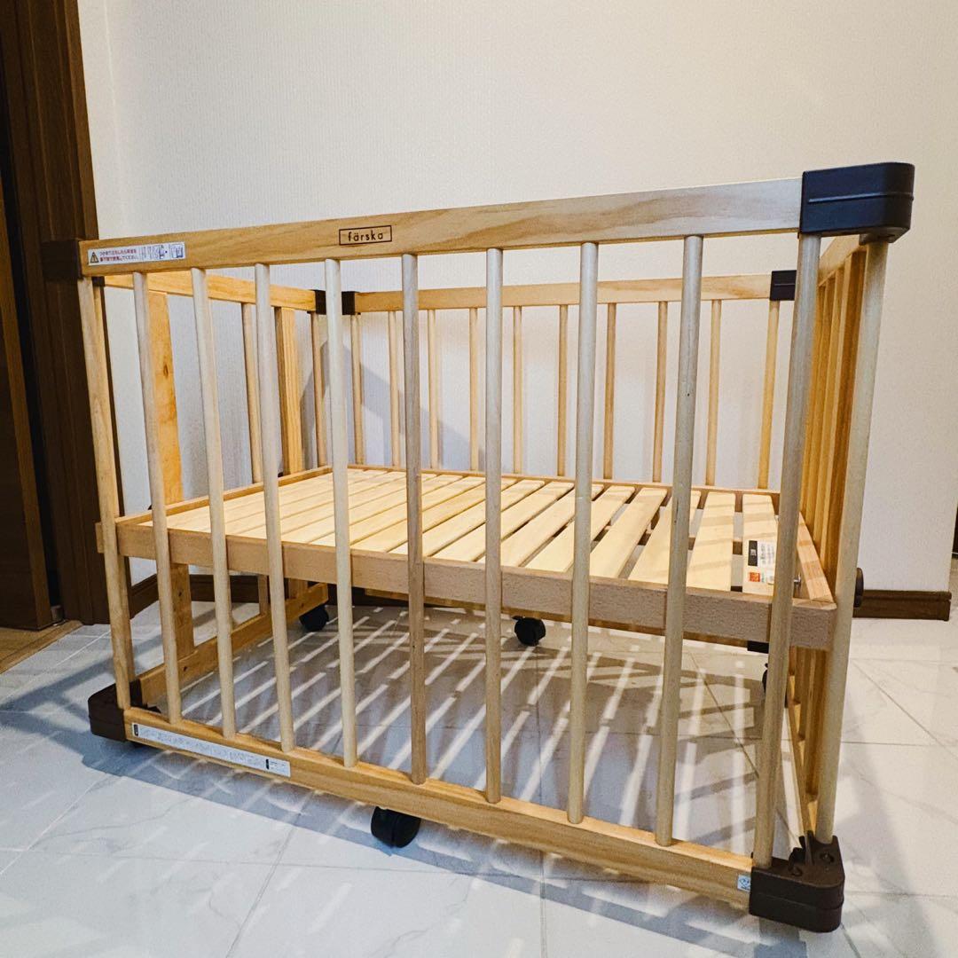 【♡送料込♡】ファルスカ　ベビーベッド ミニジョイントベッドネオ⭐︎