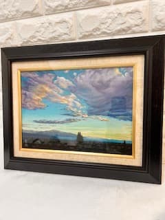 雲海洋次★遠望★油彩★真作★美品★