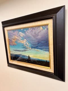 雲海洋次★遠望★油彩★真作★美品★