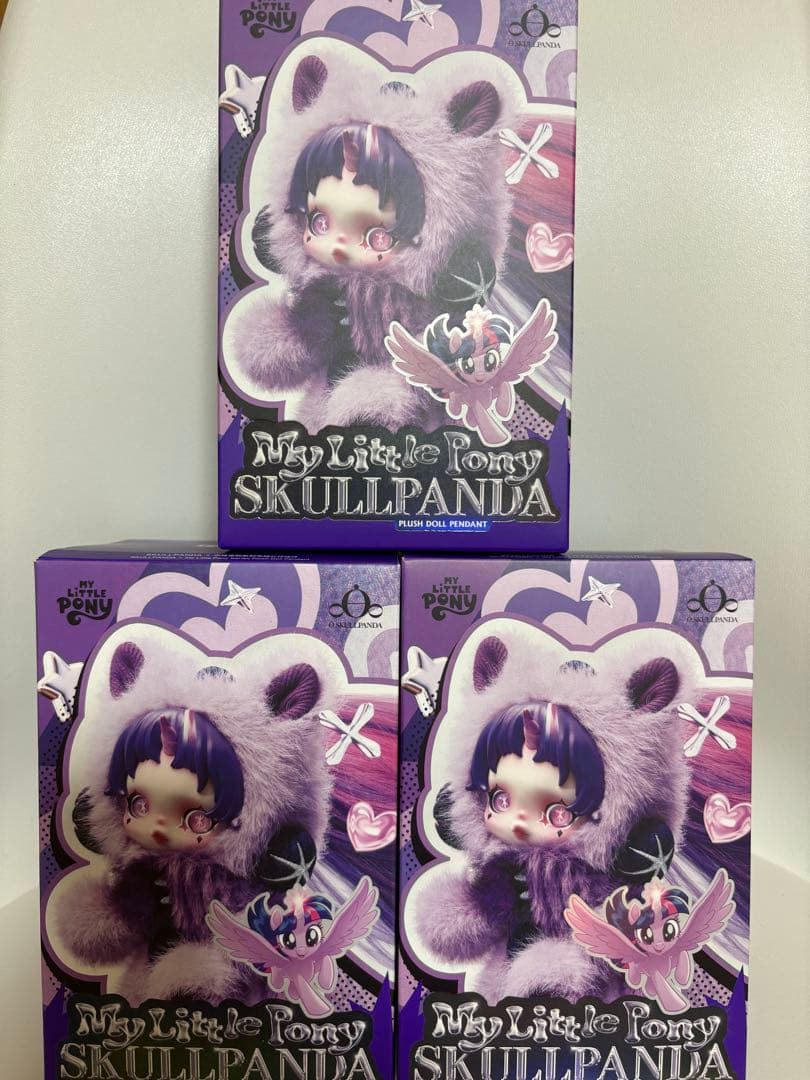 POPMART My Little Pony SKULLPANDA ぬいぐるみ