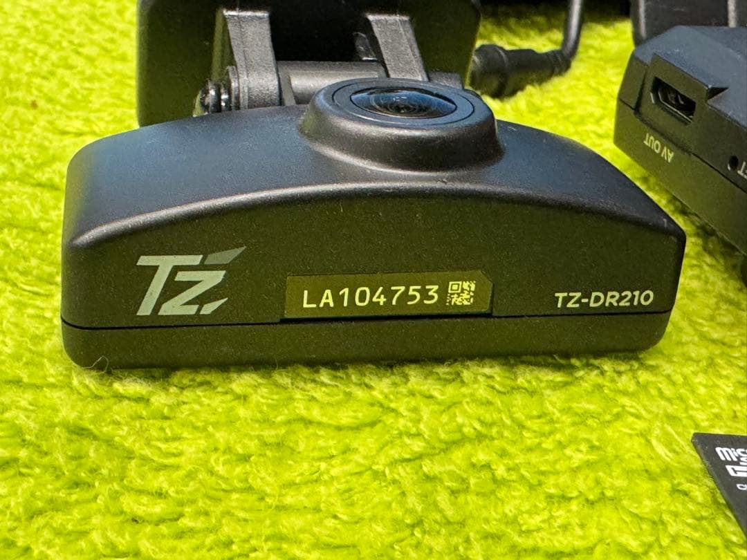 コムテック（トヨタ純正）★TZ-DR210 ドライブレコーダー 前後カメラ