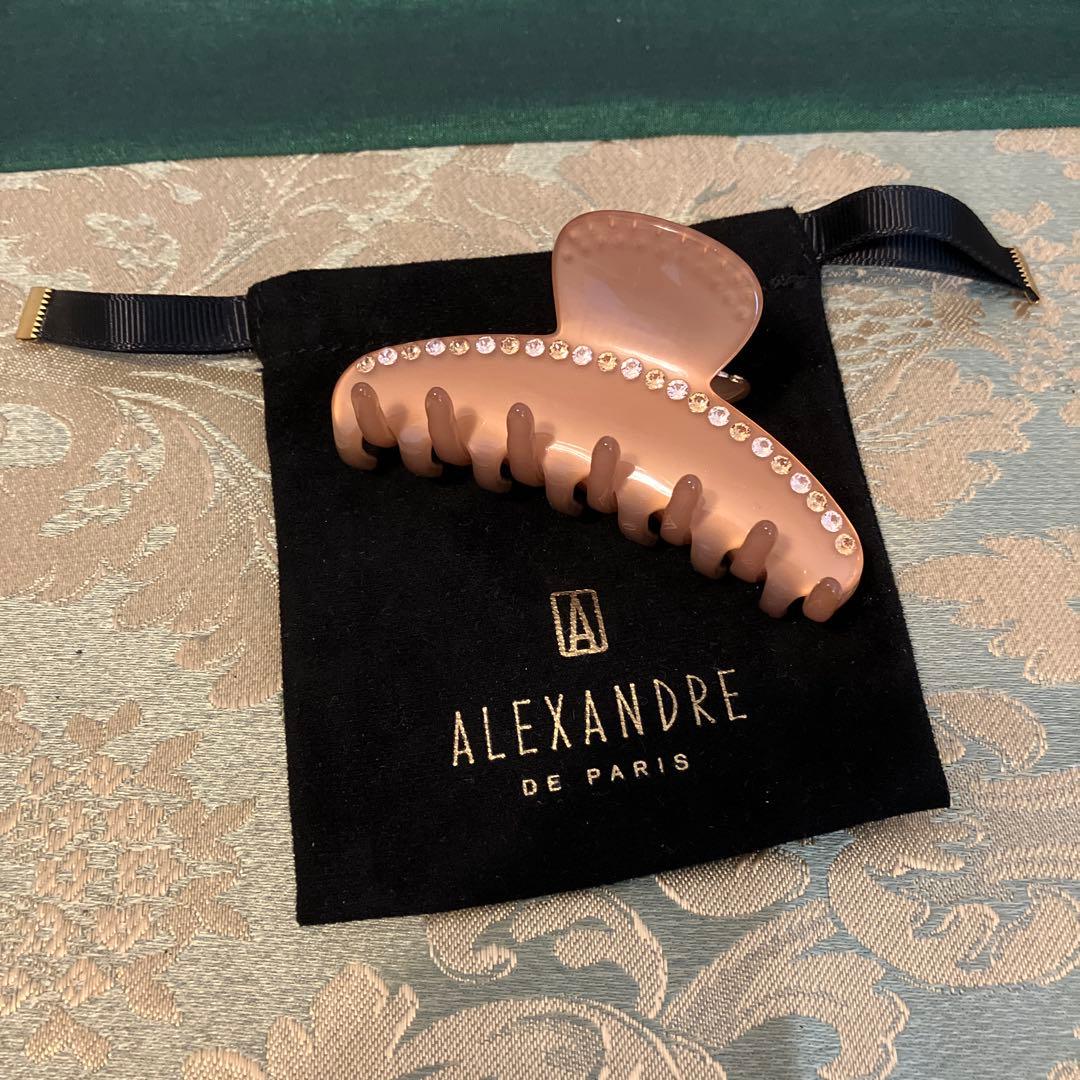 ALEXANDRE DE PARIS ヘアクリップ ブラウン
