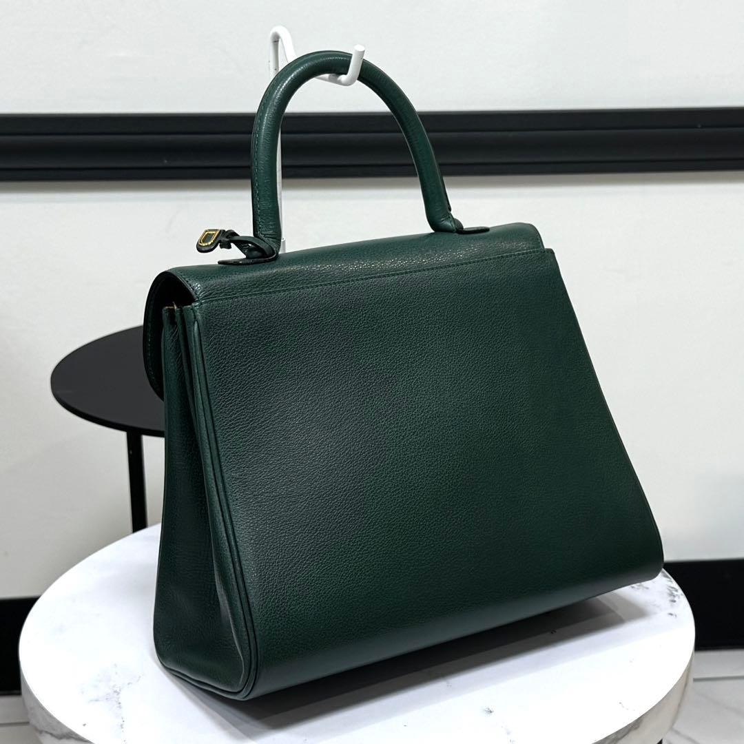 DELVAUX デルボー ブリヨンMM 2way バッグ グリーン
