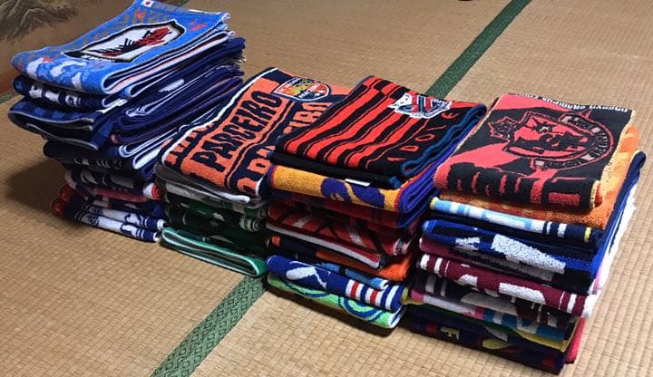 サッカー日本代表　Jリーグ　ブラジル代表　バルセロナACミラン　タオルマフラー