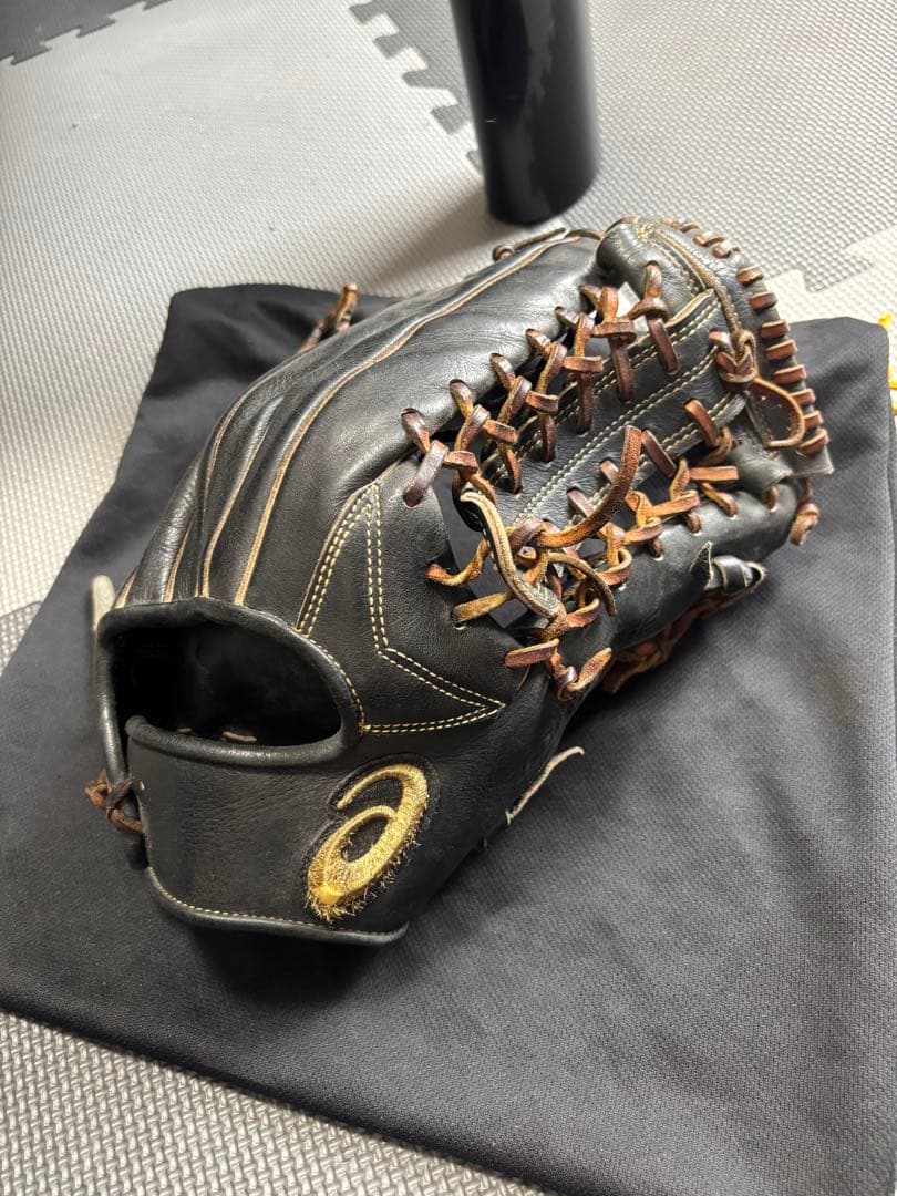 Asics 硬式野球グローブ 黒