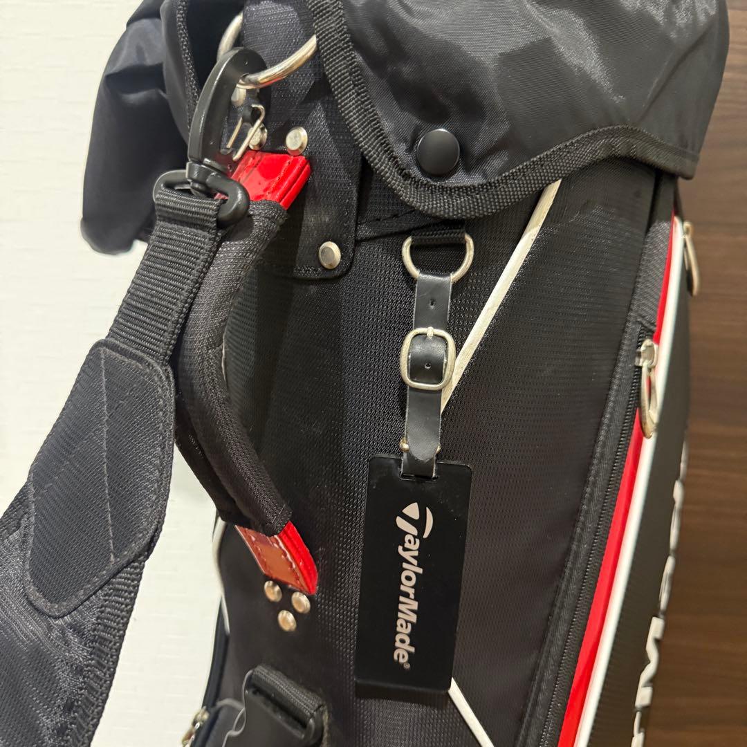 TaylorMade ゴルフバッグ キャディバッグ 黒/赤