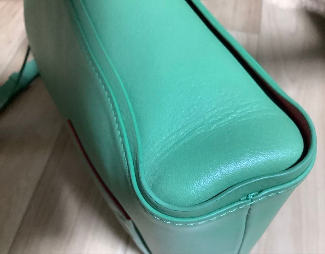 Paul Smith ミントグリーン ショルダーバッグほぼ未使用