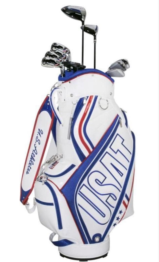 ゴルフクラブ12本セット|キャディバッグ+付属品セット付|ホワイト| 状態良好