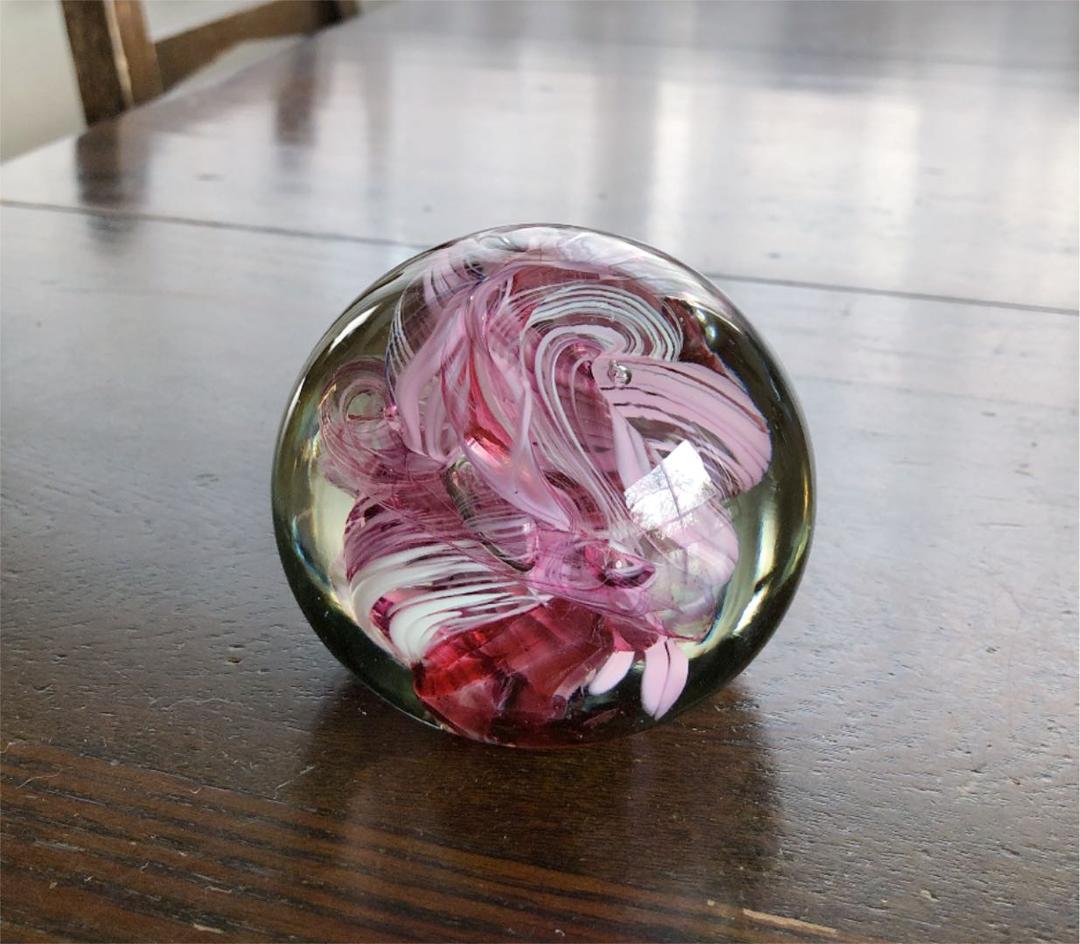 レア　イタリア製　作家　ヴィンテージ ヴェネツィアングラス　ペーパーウエイト