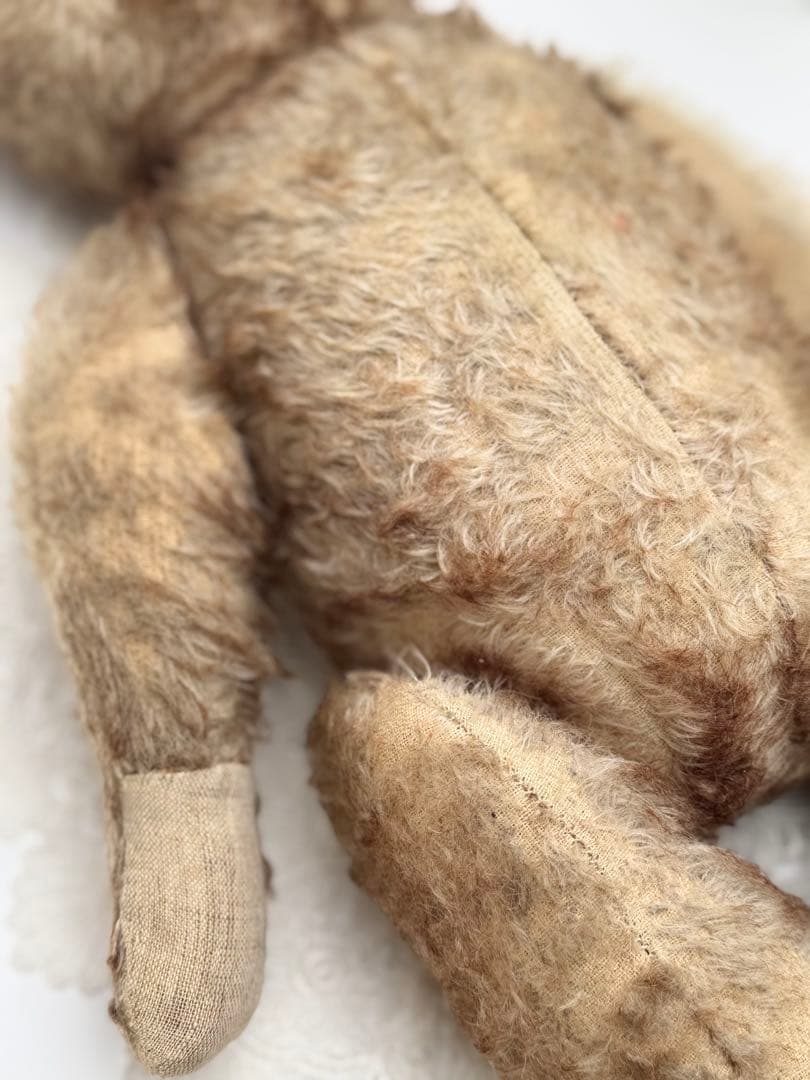 ち*ら様 ハーマン■1930's～1950'sアンティーク大型ベア54cm■HE