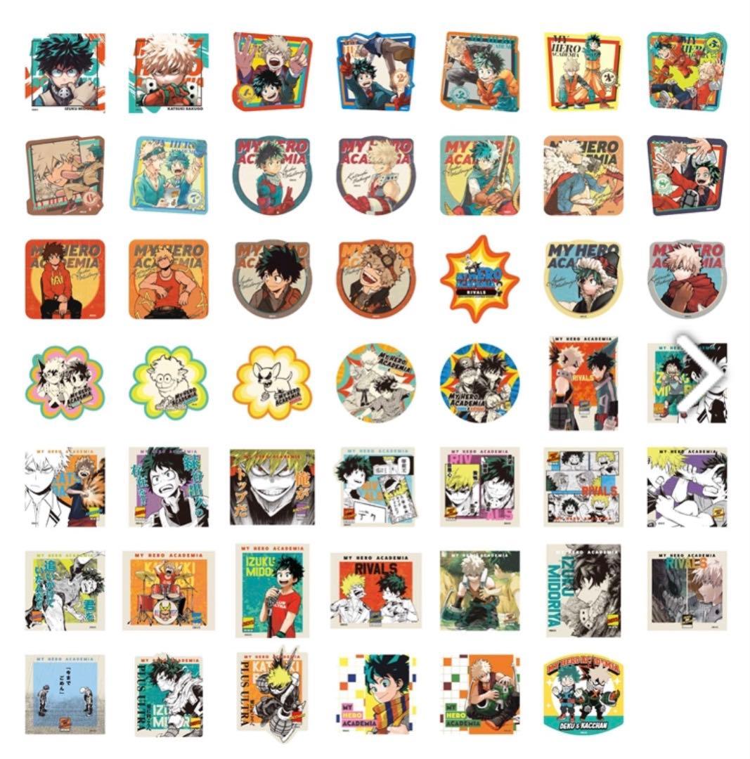 ヒロアカ アートステッカー RIVALS 全種セット+ 特典付き（爆豪勝己）