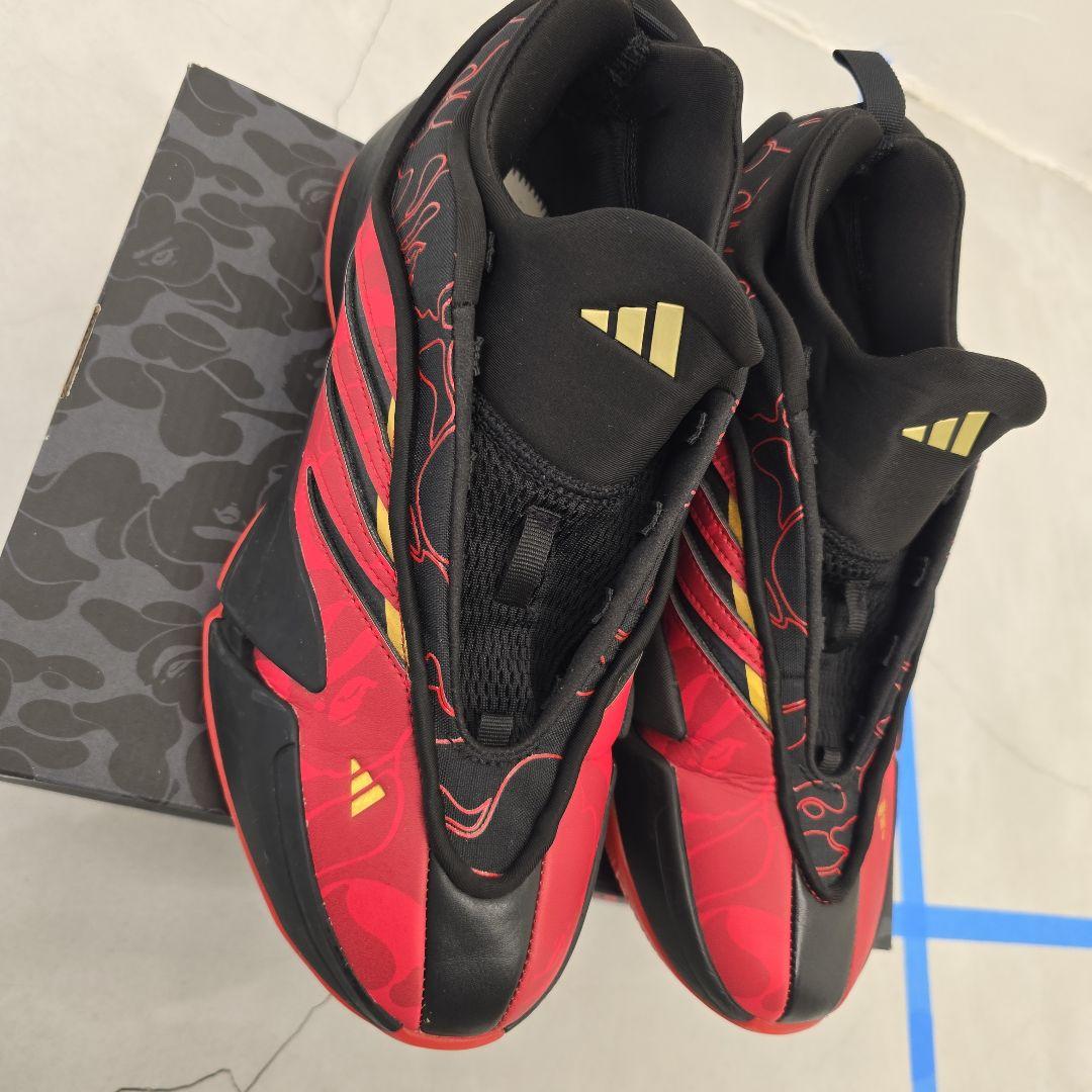 2回使用adidas×BAPE DAME9 バスケットボールシューズ