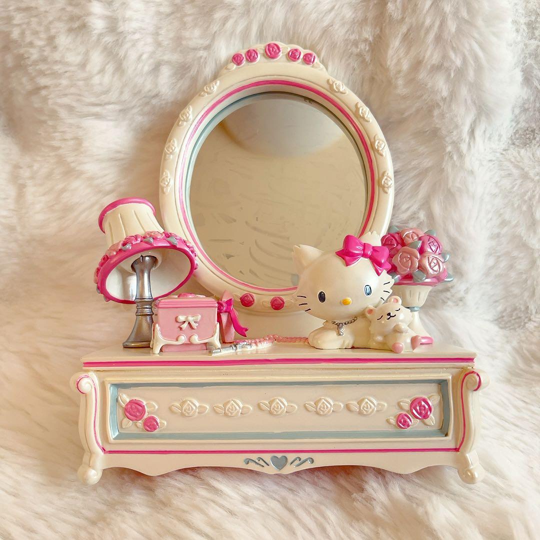 希少レア　チャーミーキティ　ドレッサーガタミラー　2005年製　サンリオ　レトロ