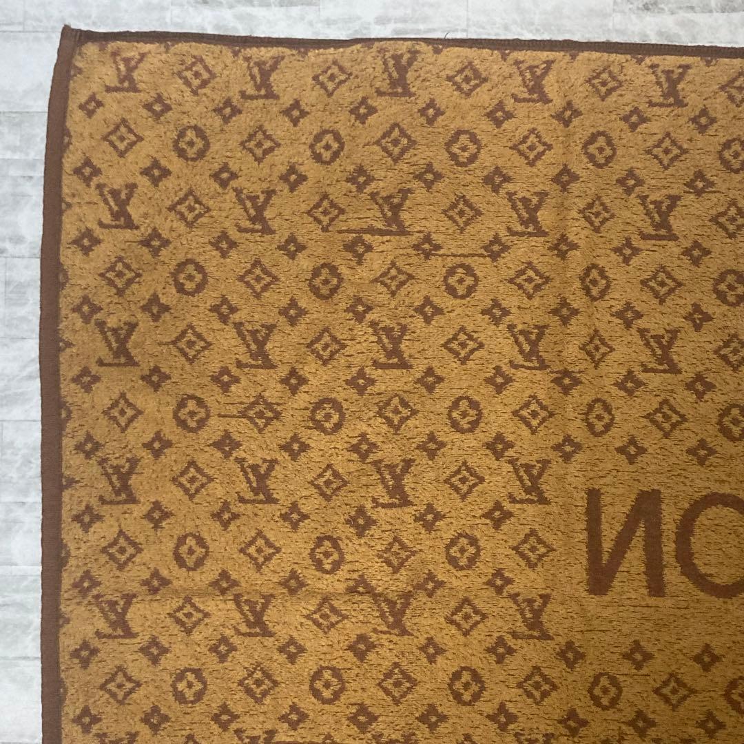ルイヴィトン　LOUIS VUITTON ビーチタオル　モノグラム　ブラウン