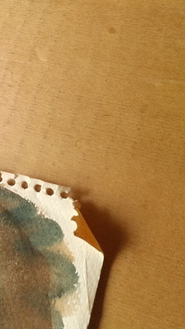 古沢岩美 キリスト誕生 聖夜 水彩まくり クリスマス