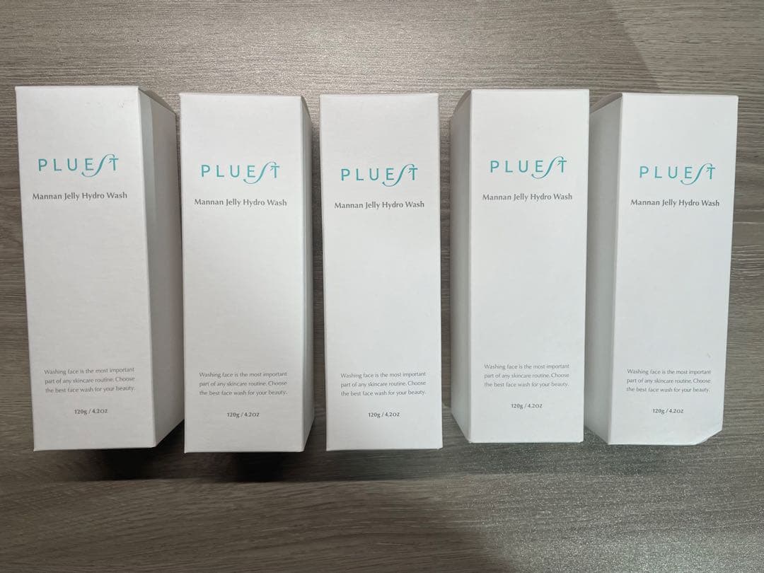 プルエスト マンナンジェリー 洗顔料120g 5本セット