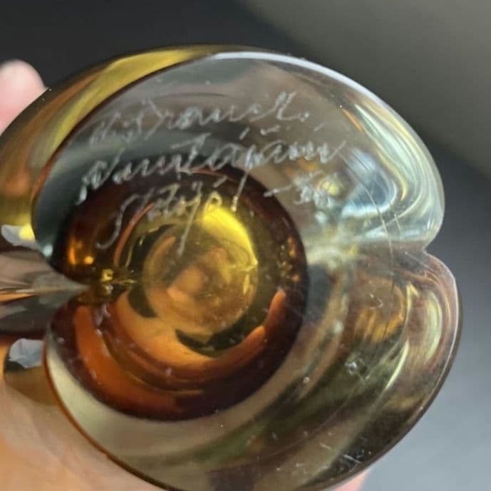 Nuutajärvi　Kaj Franck　フラワーベース　オブジェ　傷有