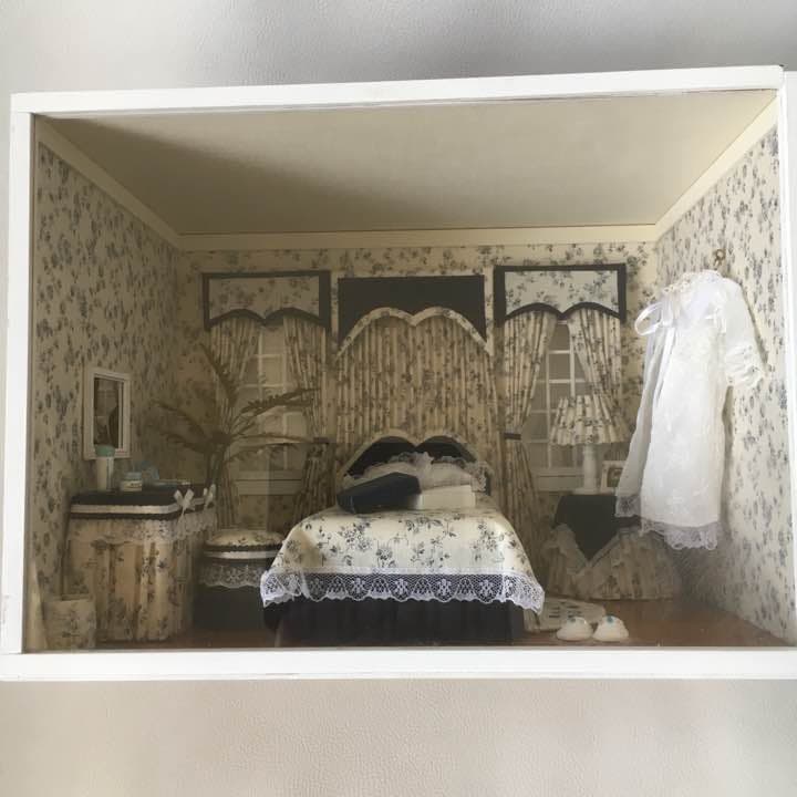 ドールハウス ヨーロピアンスタイル ヨーロピアン ヴィンテージ 花柄 小さな花柄