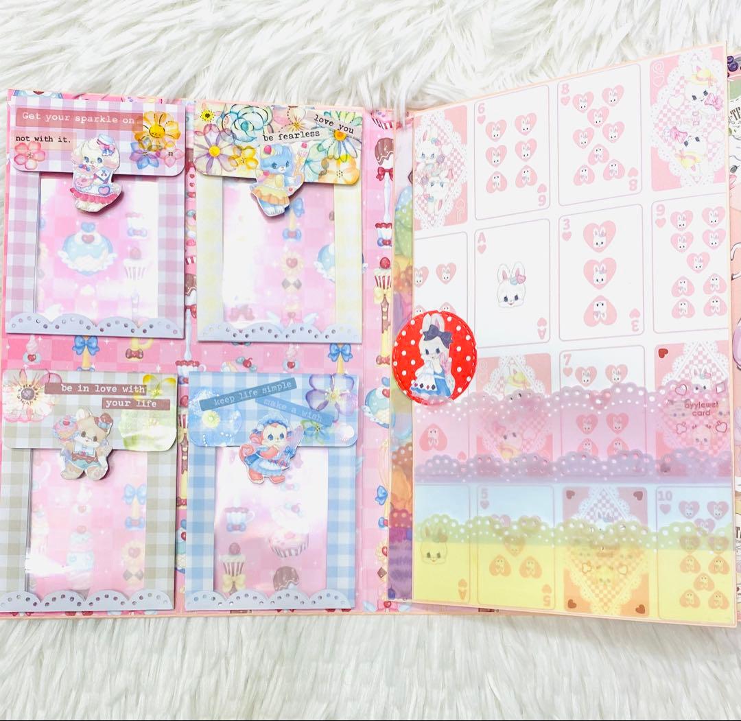 おすそ分けファイル　蛇腹ファイル　セット販売　紙モノ　コラージュ　メモ