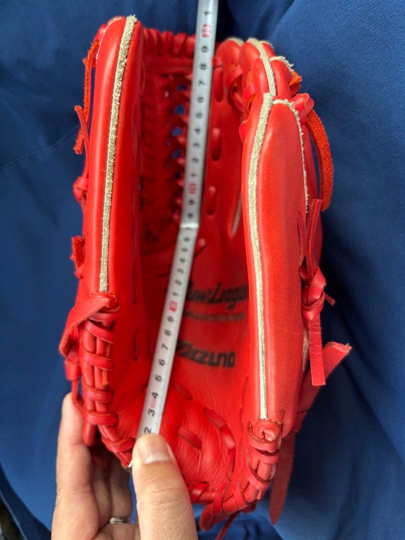 Mizuno Buw League 軟式グローブ 赤　レッド