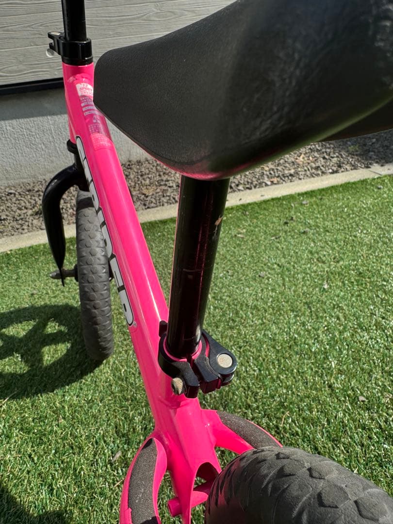 M erry　ストライダー　ピンク　スタンド付