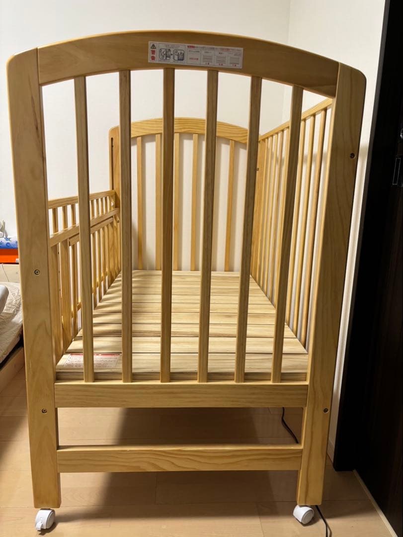 KATOJI(カトージ)ベビーベッド 70×120cm ハイポジション