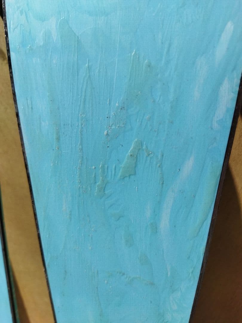 P.PRITY スキー板　130　白　青　子ども用　ジュニア用