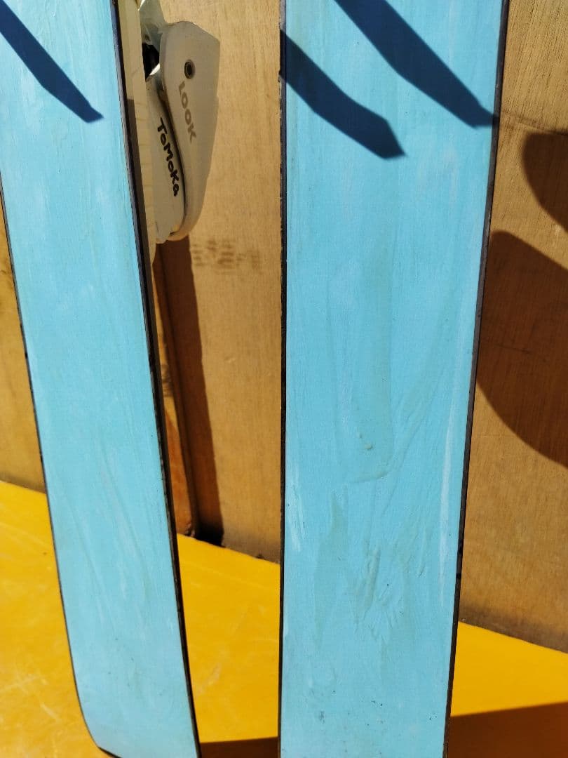 P.PRITY スキー板　130　白　青　子ども用　ジュニア用