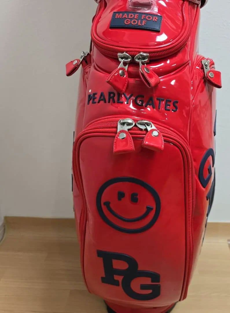 パーリーゲイツ キャディバッグ美品、国内正規品&1.3.5ウッドカバー