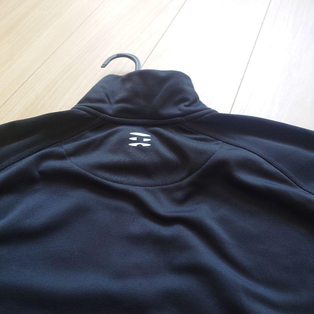 FIDES GOLF ブラック ハーフジップ セーター