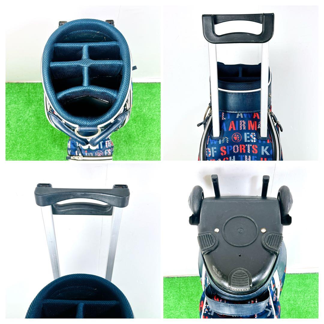 Kolwinコルウィン　レディース　キャスター付きキャディバッグ　コロコロ