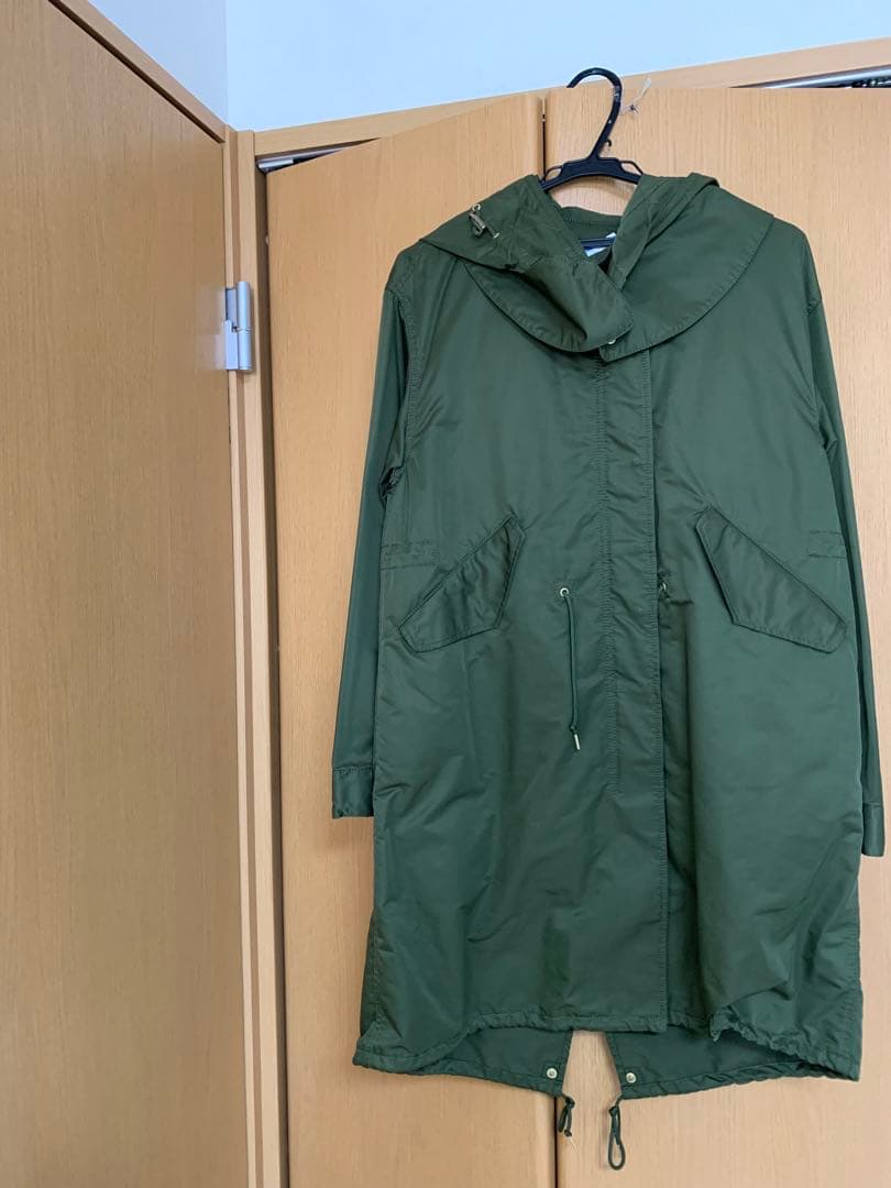 美品！イエナ　ライナー付きスーピマコットンモッズコート　クリーニング済