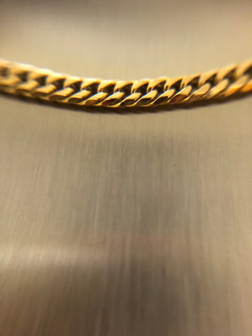 18金 喜平 6面ダブル　アンクレット 23cm.