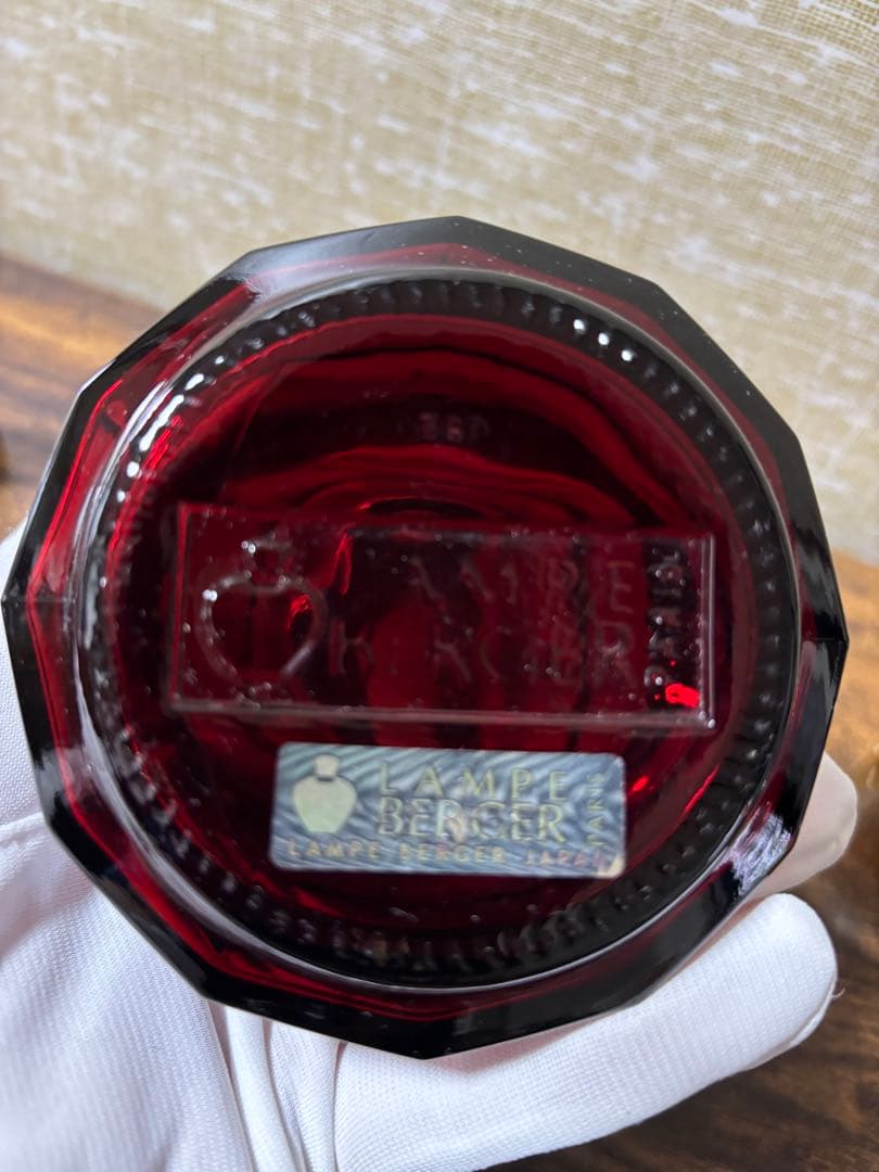 ランプベルジェ アロマランプ＃33774ベル ルージュ ゴールドキャップ