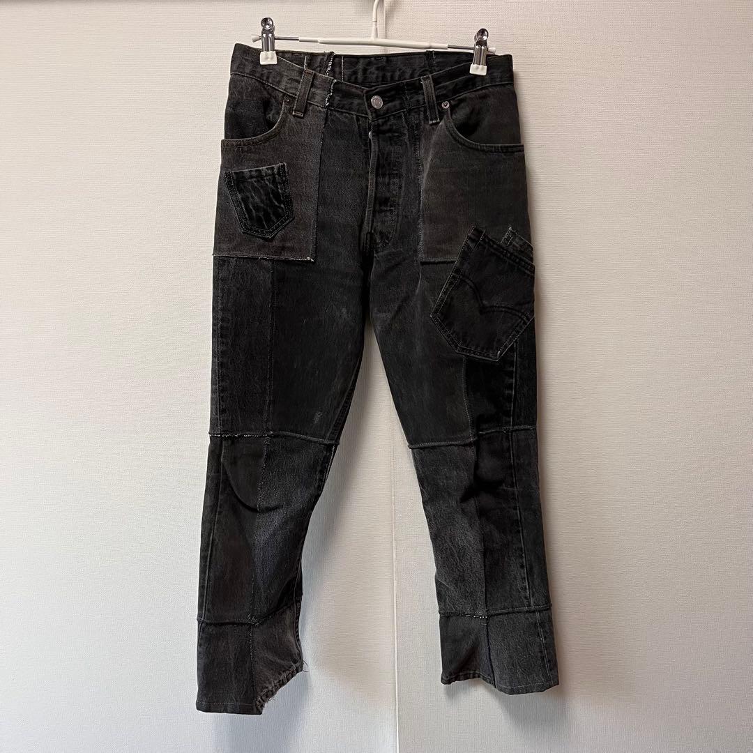 ソロイスト soloist 再構築デニム　44 ブラック