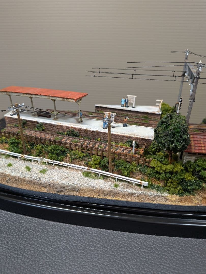 No.58鉄道Nゲージジオラマ車両、バス付き