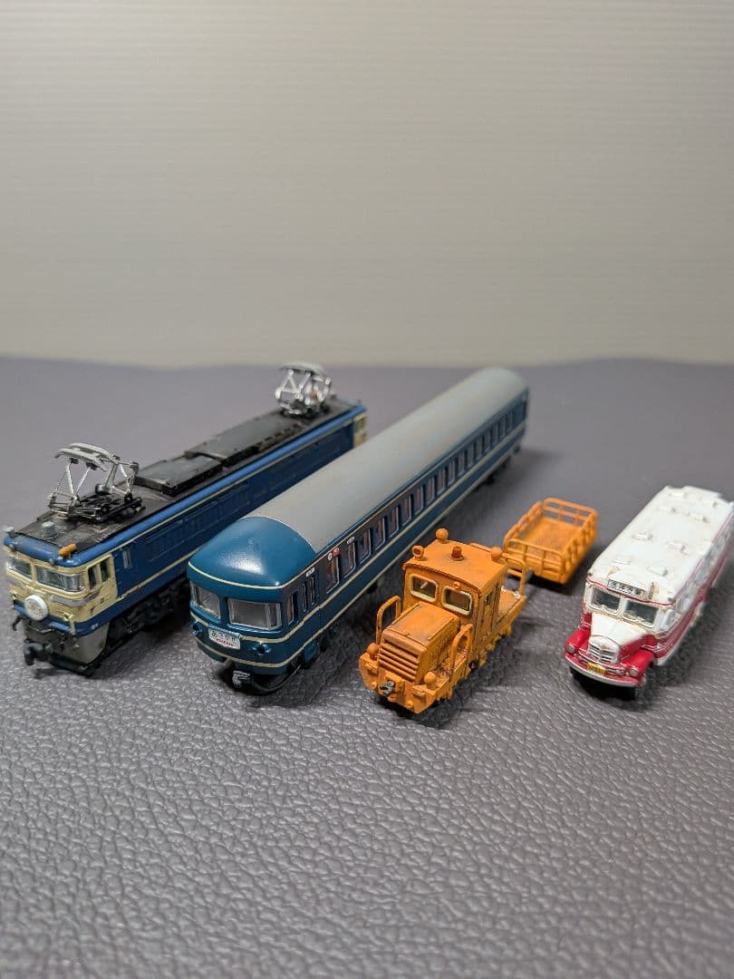 No.58鉄道Nゲージジオラマ車両、バス付き