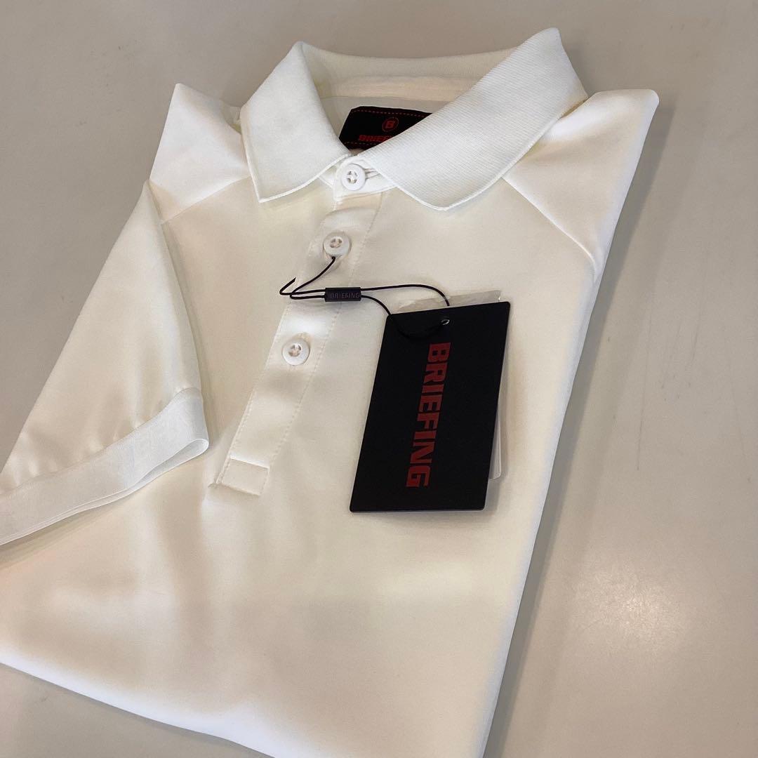 新品　BRIEFING CE LOGO TAPE POLO RELAXED