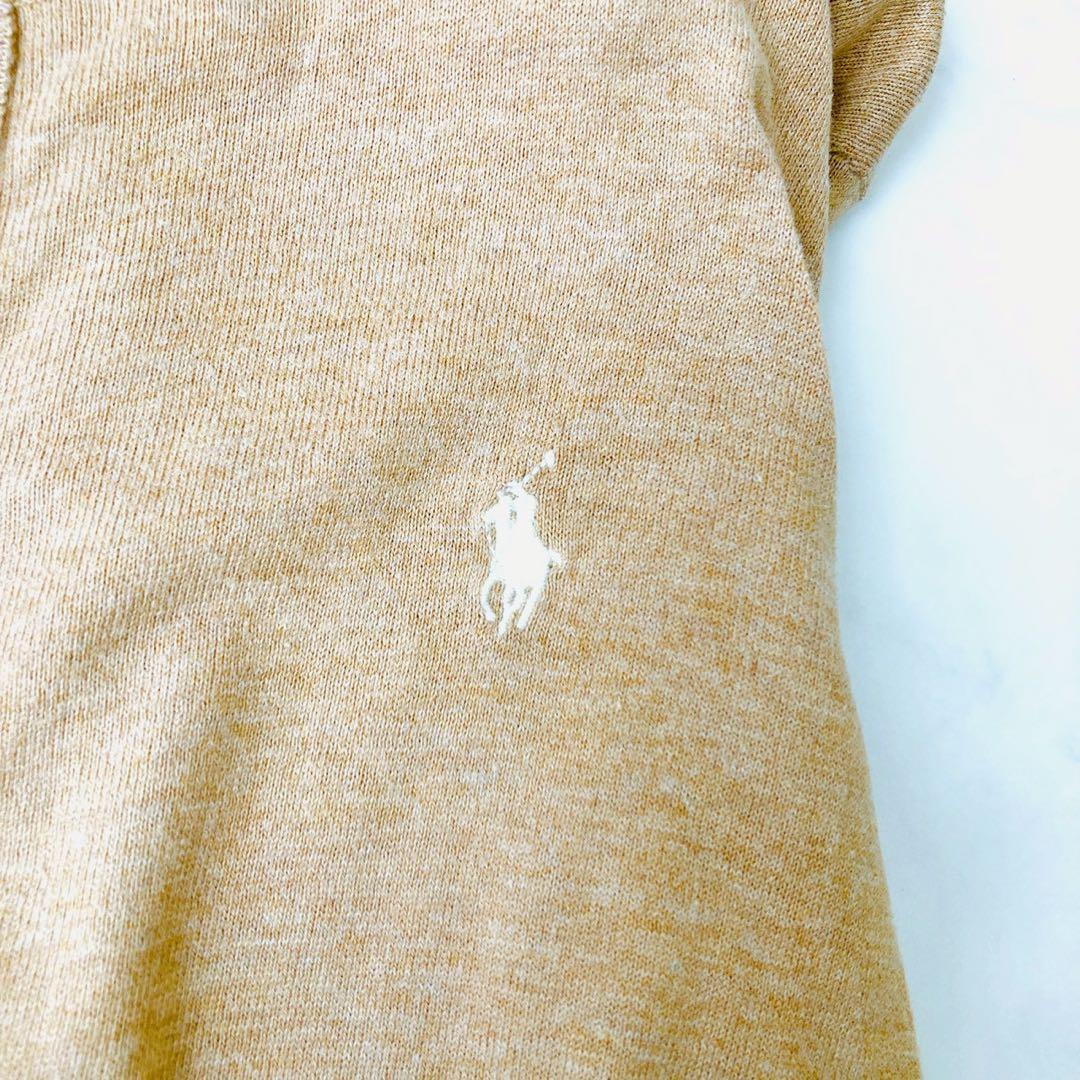 美品✨️現行QRタグ　ポロラルフローレン　Pimaコットンカーディガン　ポニー刺繍
