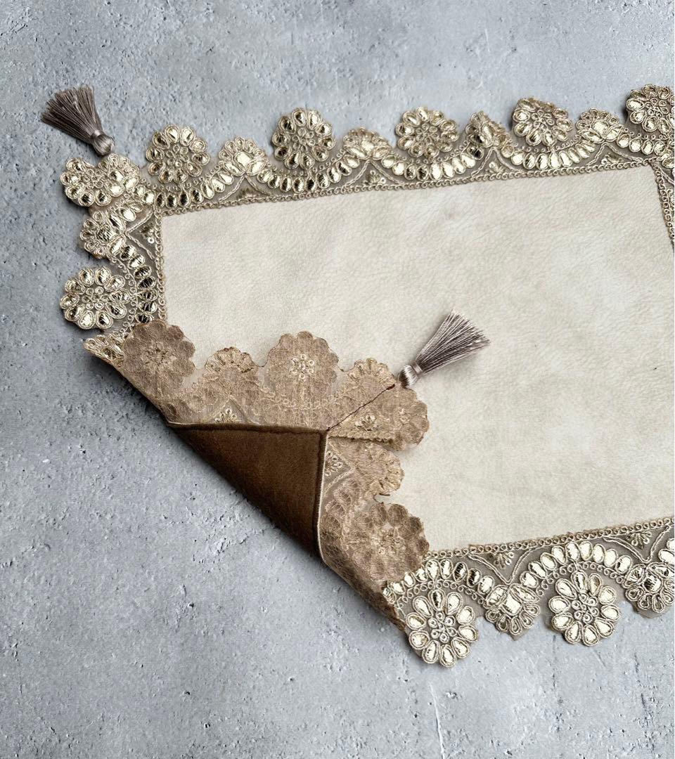 Creative Kit レースクロスとマットの2点セット 太陽と月のレース