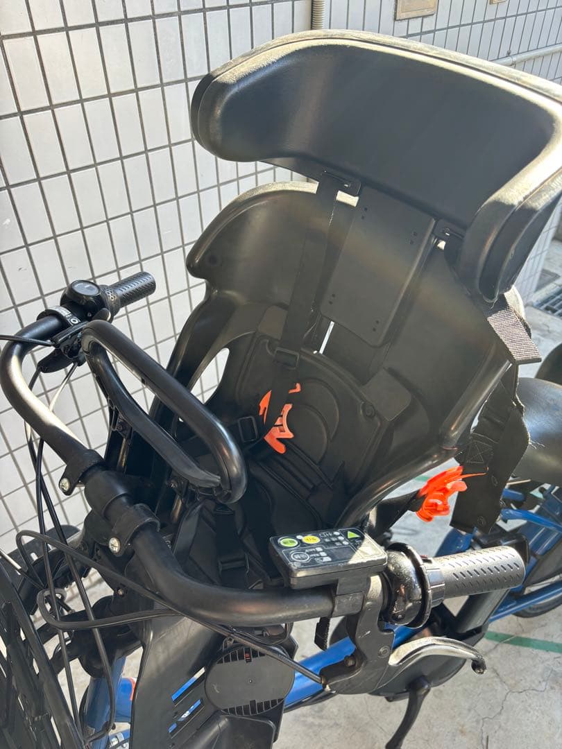 ヤマハ　電動アシスト自転車 前後チャイルドシート付き