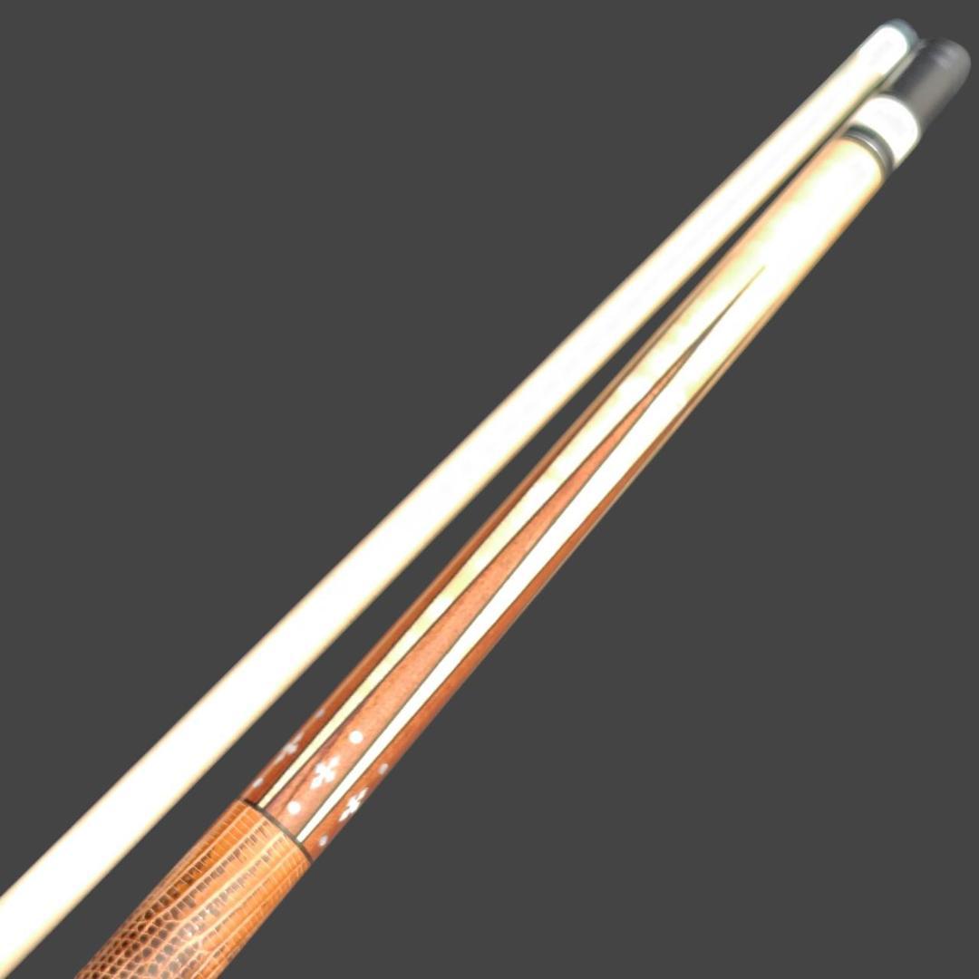 ADAM アダム ビリヤード キュー CL-5 トカゲ革 美品 MH284