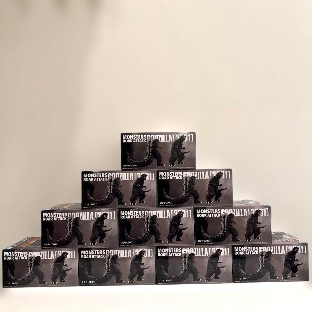東宝怪獣シリーズ 怪獣咆哮撃 ゴジラ（2001） フィギュア ×10体