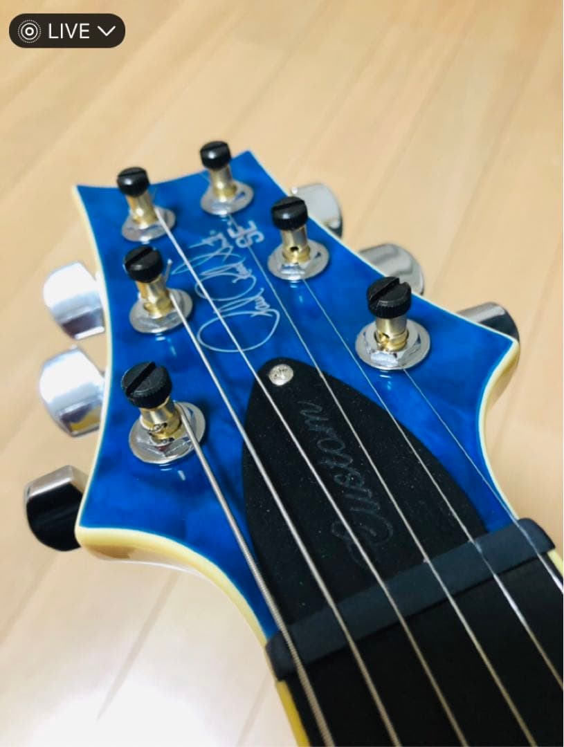 ギター PRS SE Castom24 QM LTD Blue matteo